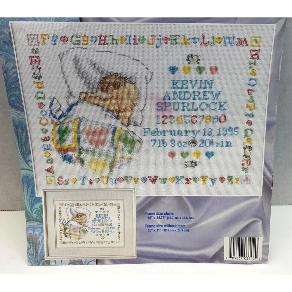 Cross Stitch Birth Certificate Collection Leaflet Elizabeth Spurlock Stitchworld